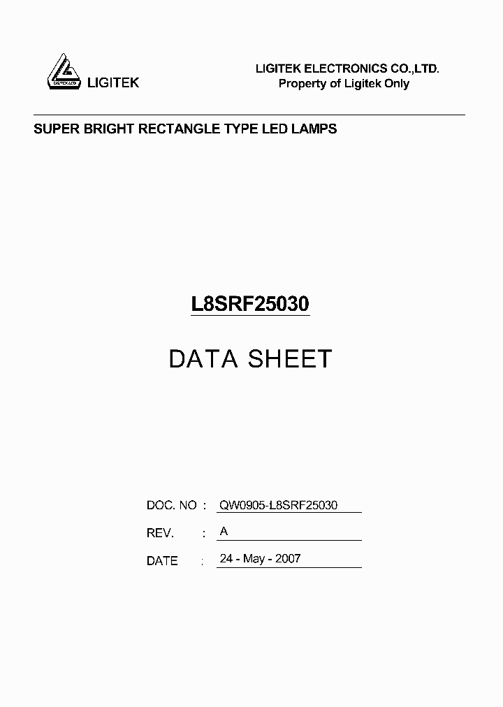 L8SRF25030_4539969.PDF Datasheet