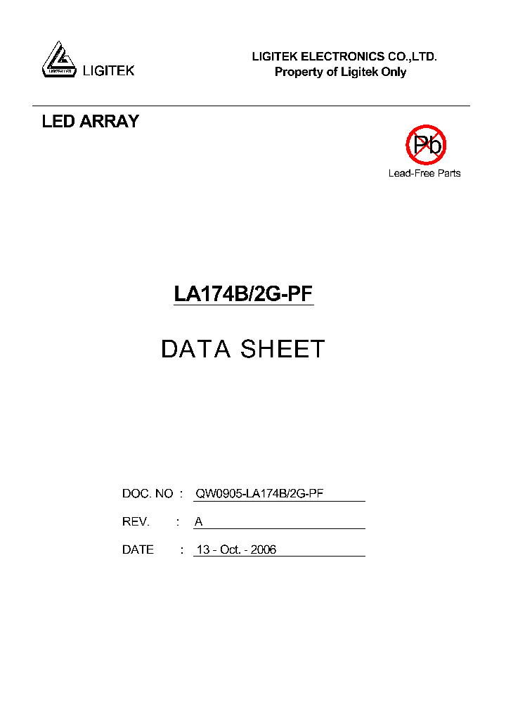 LA174B-2G-PF_4781995.PDF Datasheet