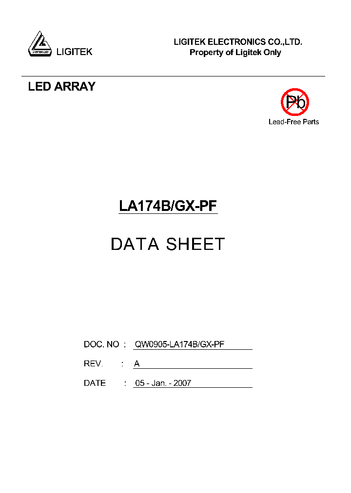 LA174B-GX-PF_4781998.PDF Datasheet
