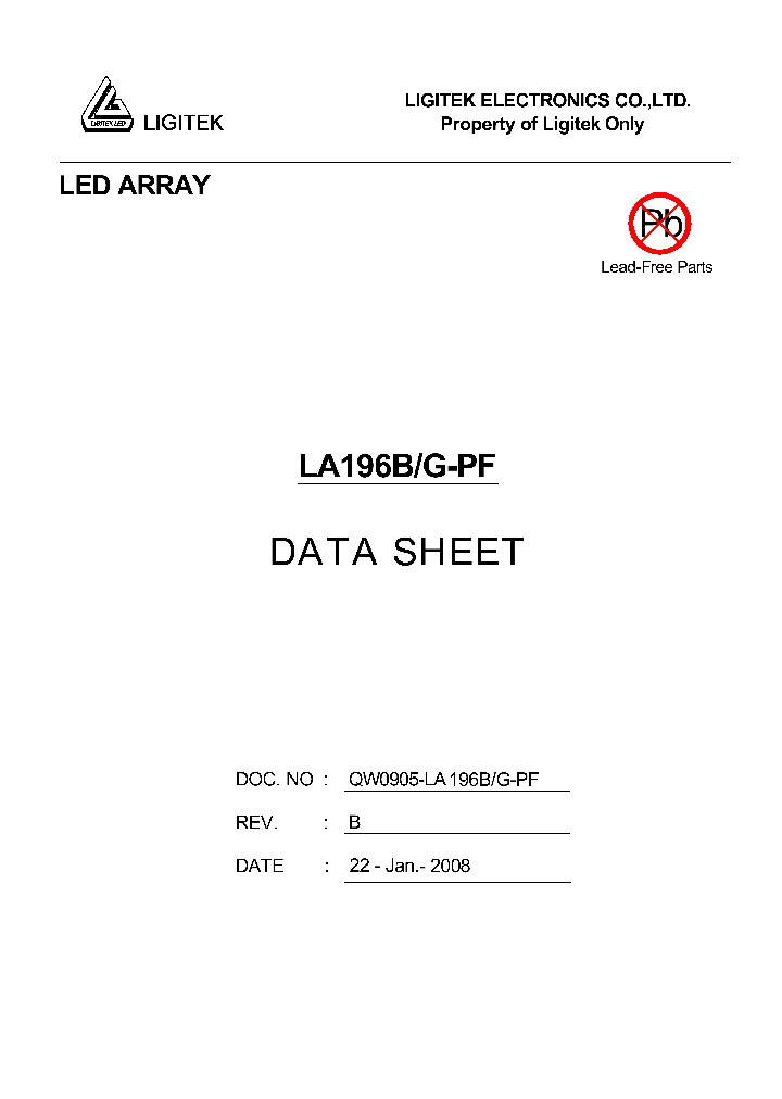 LA196B-G-PF_4669264.PDF Datasheet