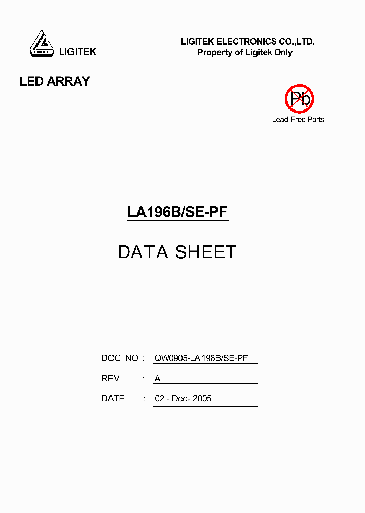 LA196B-SE-PF_4669268.PDF Datasheet