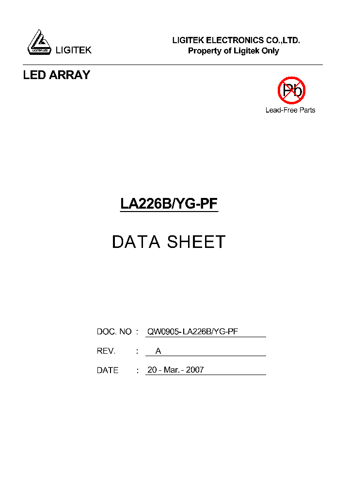 LA226B-YG-PF_4647923.PDF Datasheet