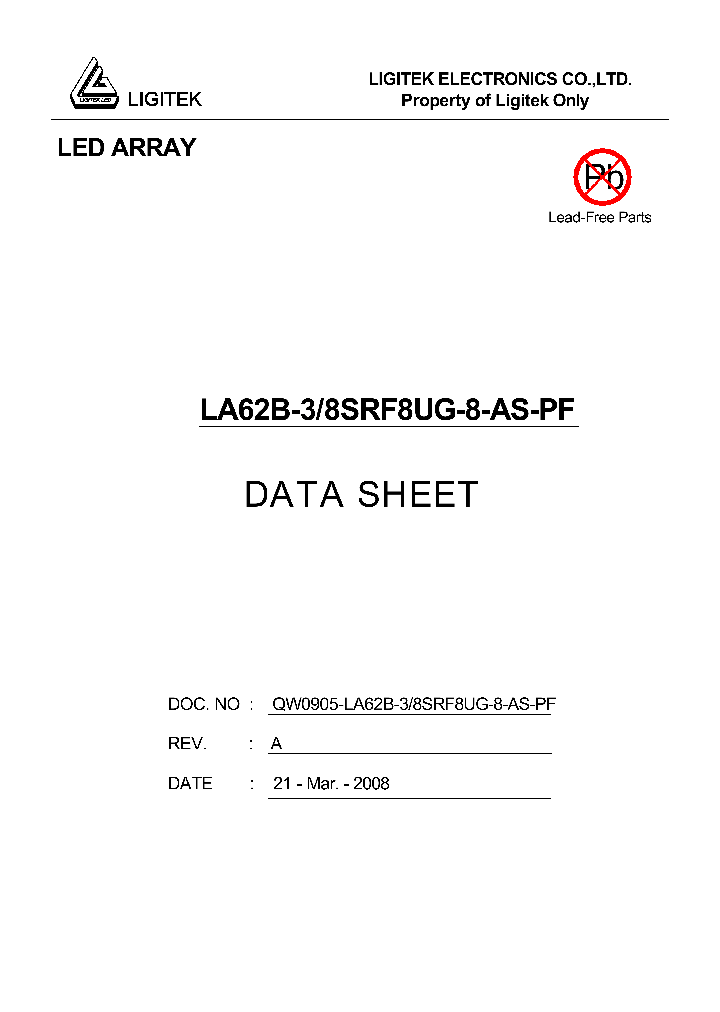 LA62B-3-8SRF8UG-8-AS-PF_4590920.PDF Datasheet