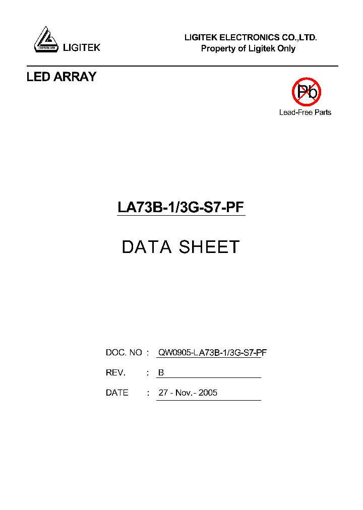 LA73B-1-3G-S7-PF_4714475.PDF Datasheet