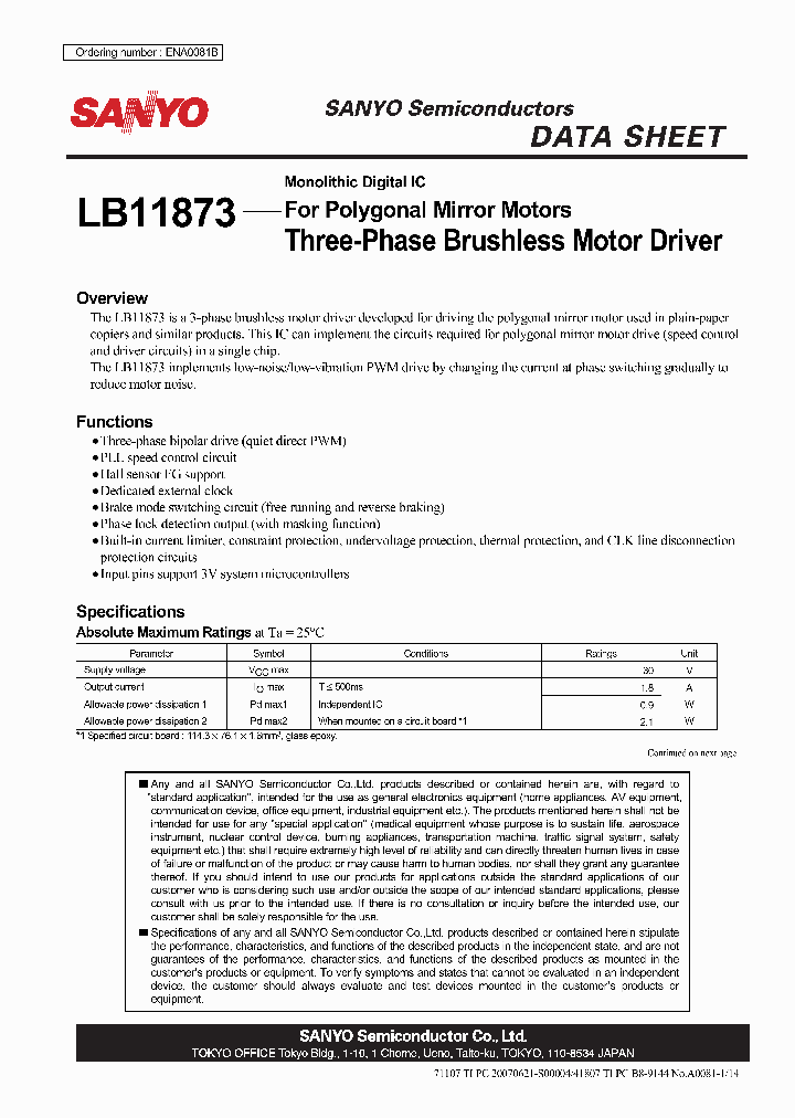 LB11873_4325938.PDF Datasheet