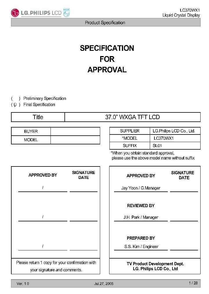 LC370WX1_4292653.PDF Datasheet