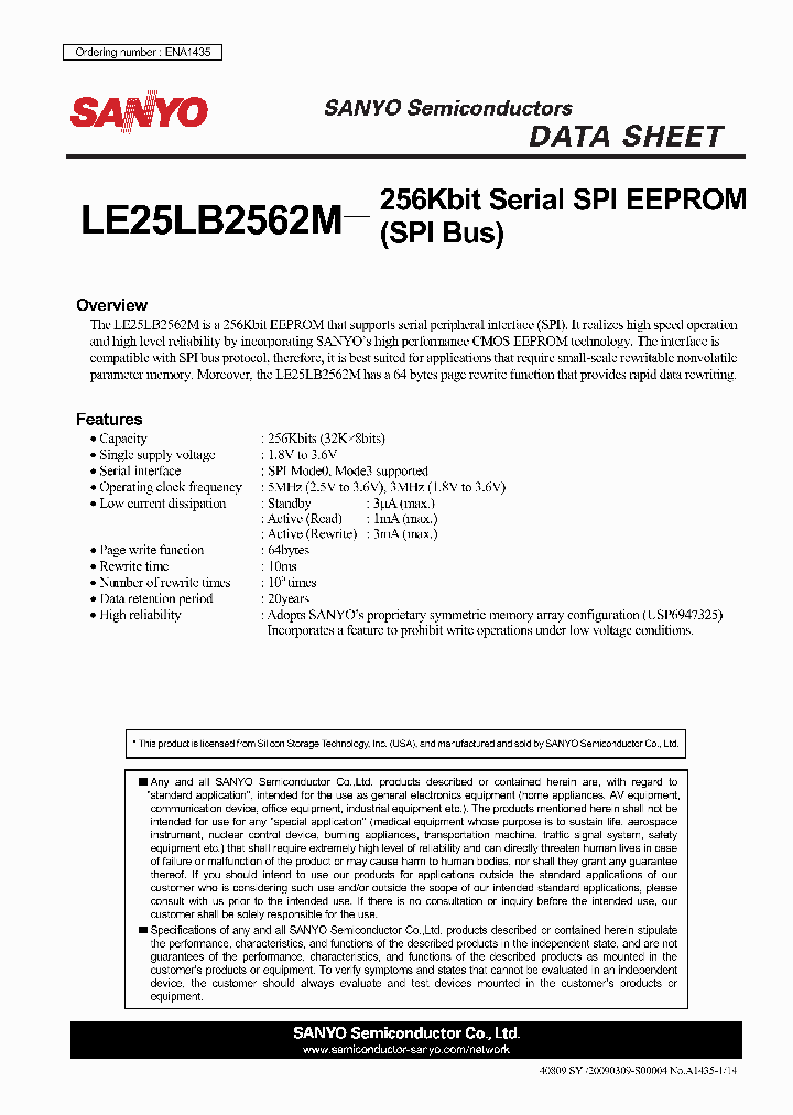 LE25LB2562M_4649749.PDF Datasheet