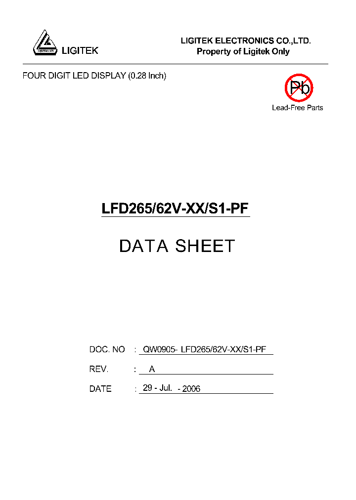 LFD265-62V-XX-S1-PF_4883417.PDF Datasheet