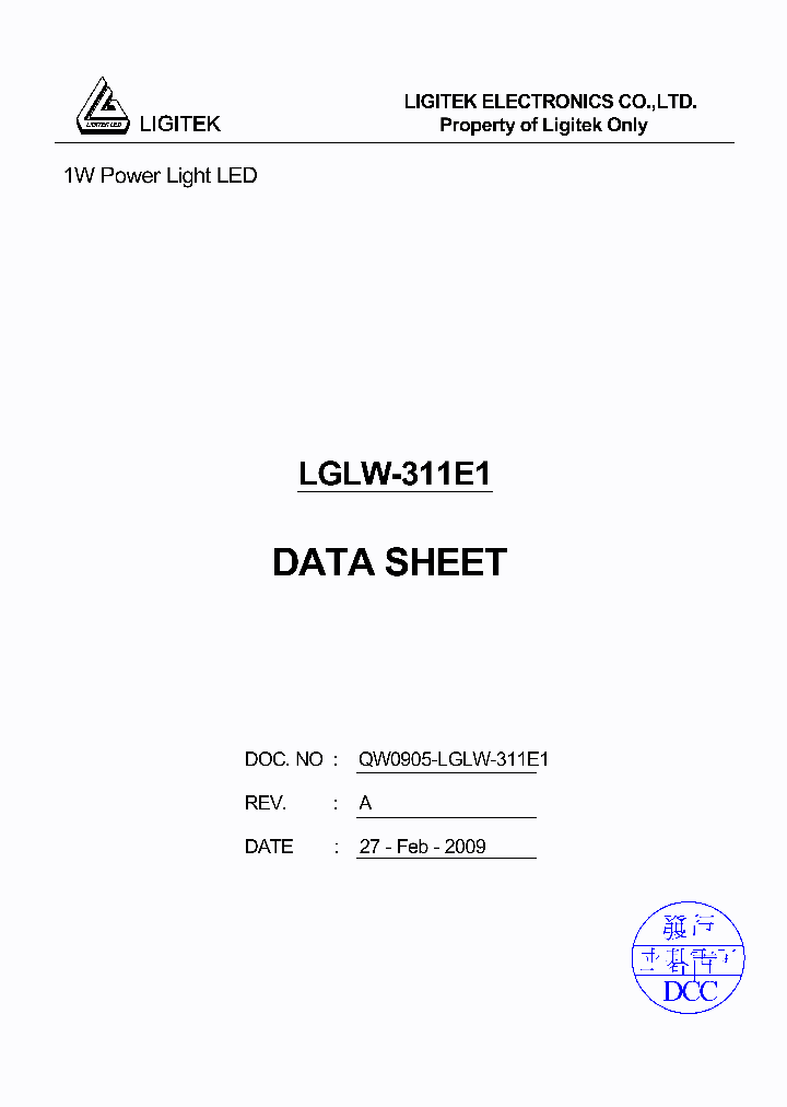 LGLW-311E1_4738527.PDF Datasheet