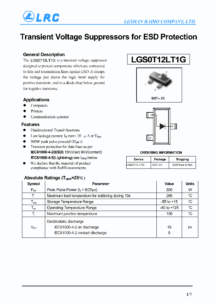 LGS0T12LT1G_4464932.PDF Datasheet