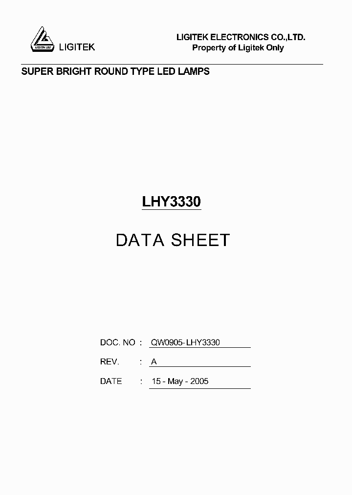 LHY3330_4536474.PDF Datasheet
