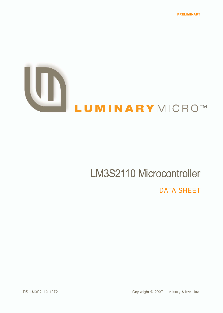 LM3S2110-IRN25-A0_4585938.PDF Datasheet