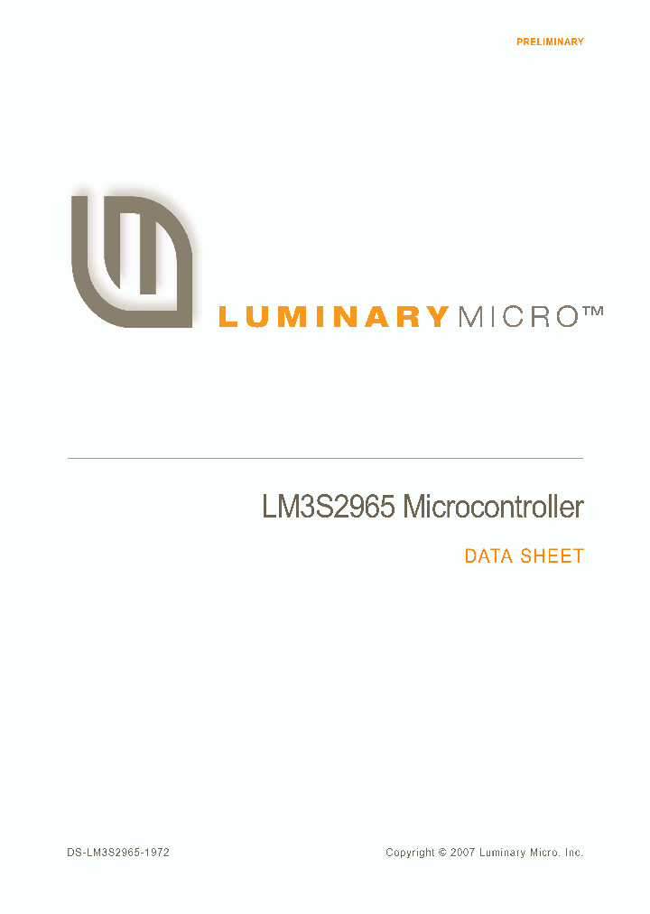 LM3S2965-IRN25-A0_4585940.PDF Datasheet