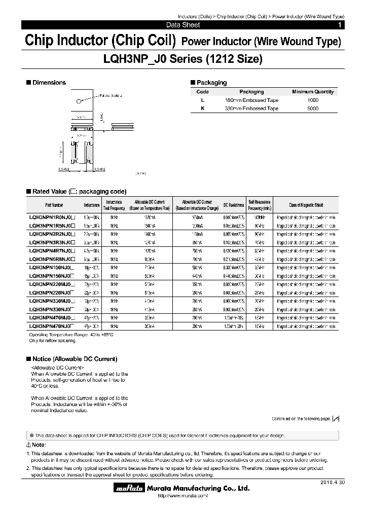 LQH3NPN470MJ0P_4591912.PDF Datasheet