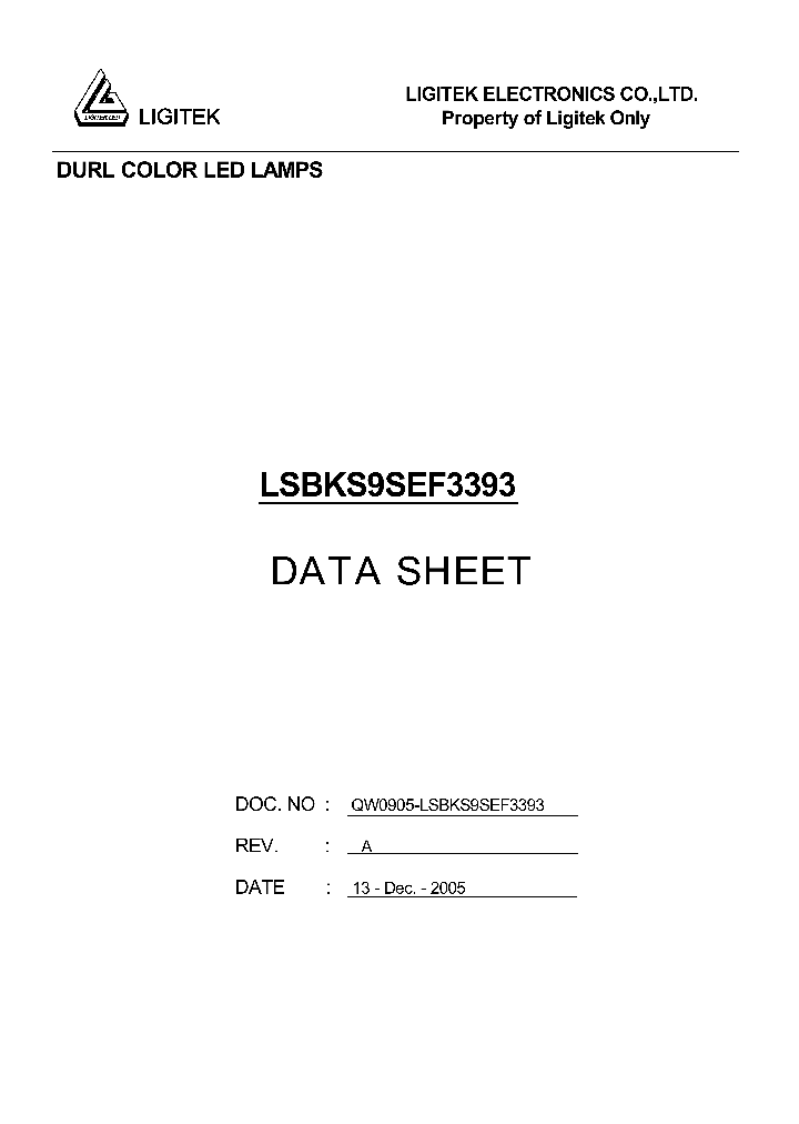 LSBKS9SEF3393_4553379.PDF Datasheet