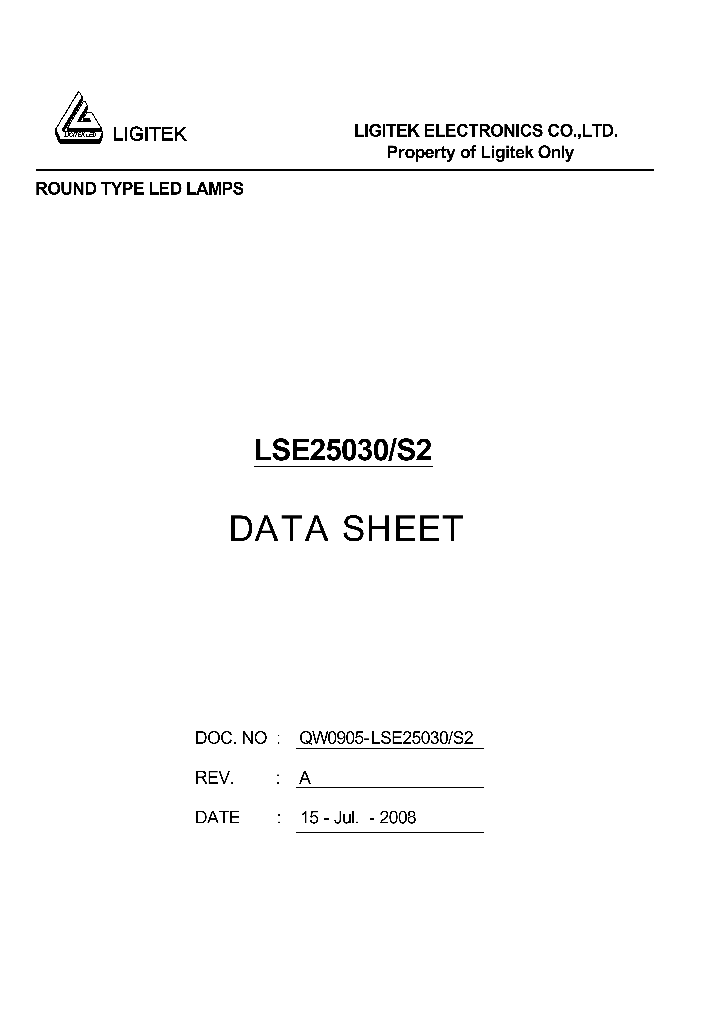 LSE25030-S2_4853320.PDF Datasheet
