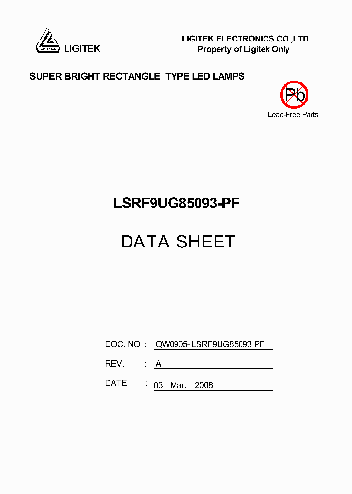 LSRF9UG85093-PF_4530598.PDF Datasheet