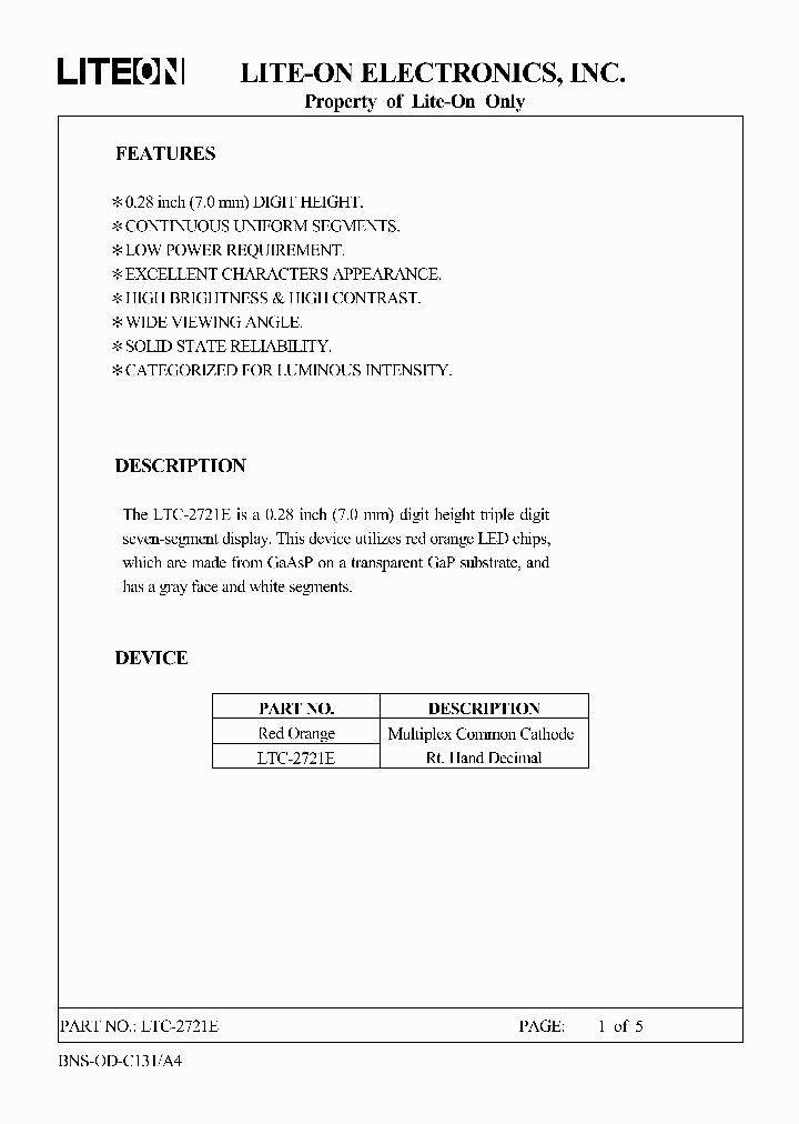 LTC-2721E_4416719.PDF Datasheet