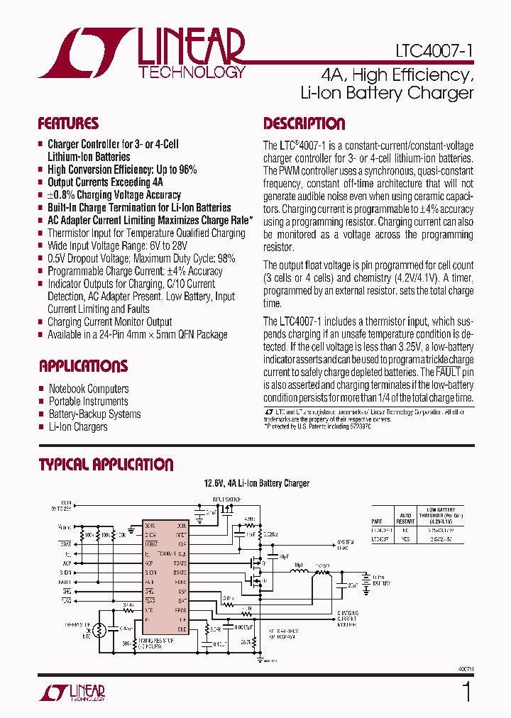 LTC4007EUFD-1_4388299.PDF Datasheet