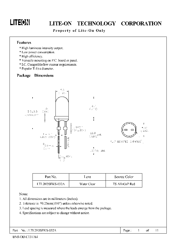 LTL2H3SEKS-032A_4737633.PDF Datasheet