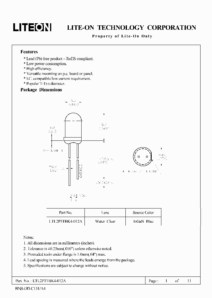 LTL2P3TBK4-012A_4570818.PDF Datasheet