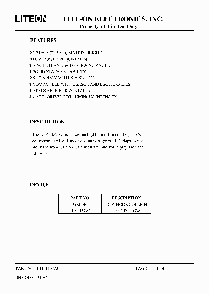 LTP-1157AG_4777780.PDF Datasheet