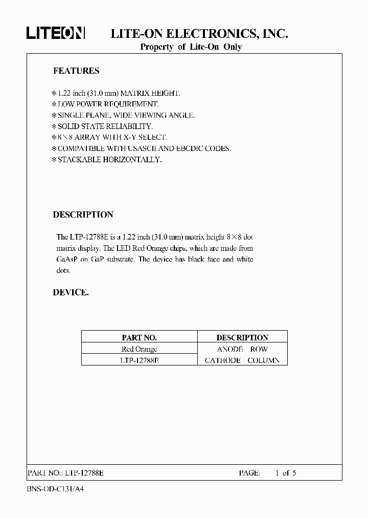 LTP-12788E_4920612.PDF Datasheet