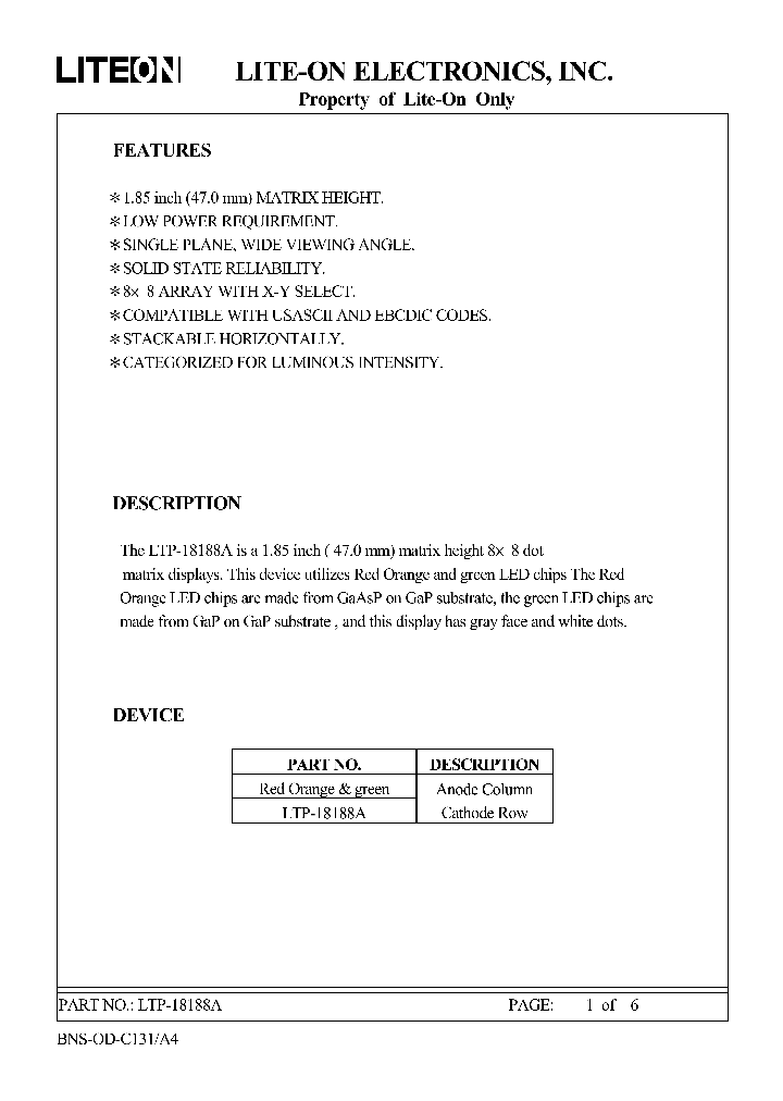 LTP-18188A_4858705.PDF Datasheet