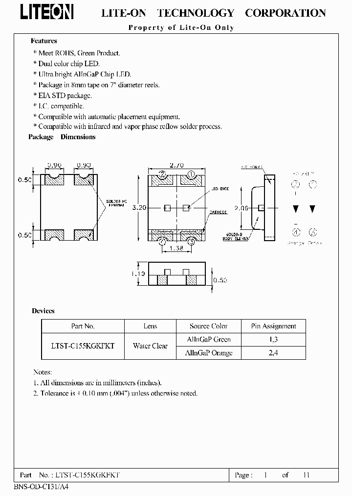 LTST-C155KGKFKT_4561468.PDF Datasheet