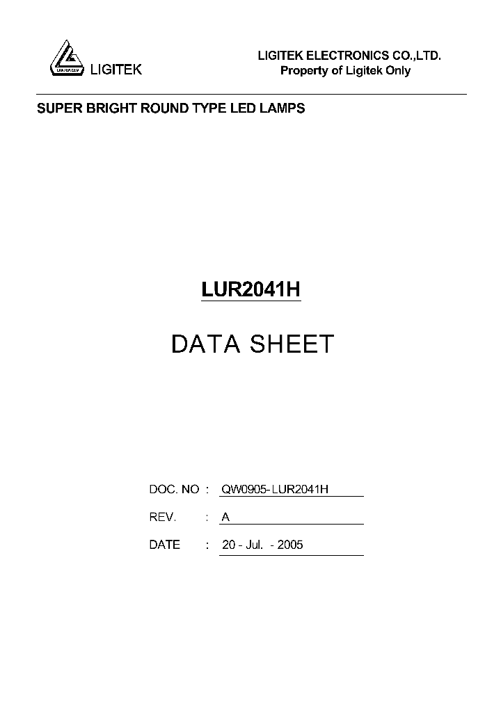 LUR2041H_4800215.PDF Datasheet