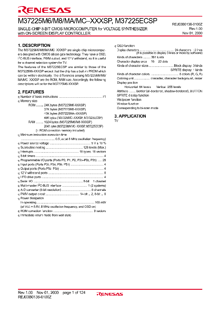M37225ECSP_4250491.PDF Datasheet