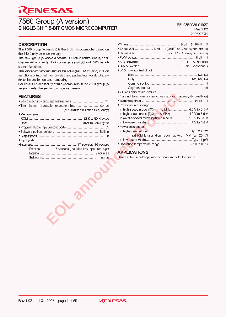 M37560MAA-XXXFP_4631408.PDF Datasheet