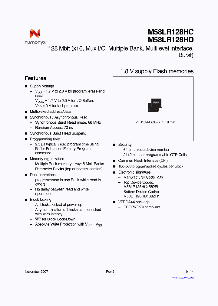 M58LR128HD70ZB5E_4243802.PDF Datasheet