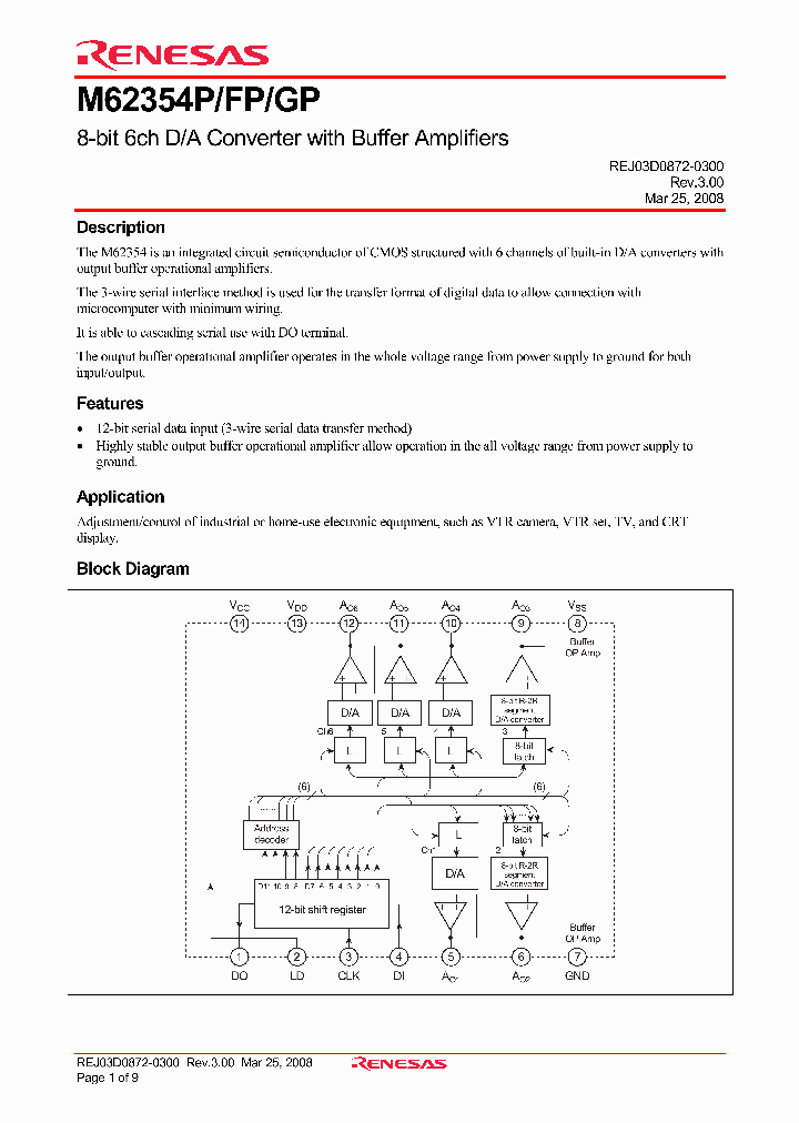 M62354FP_4371801.PDF Datasheet