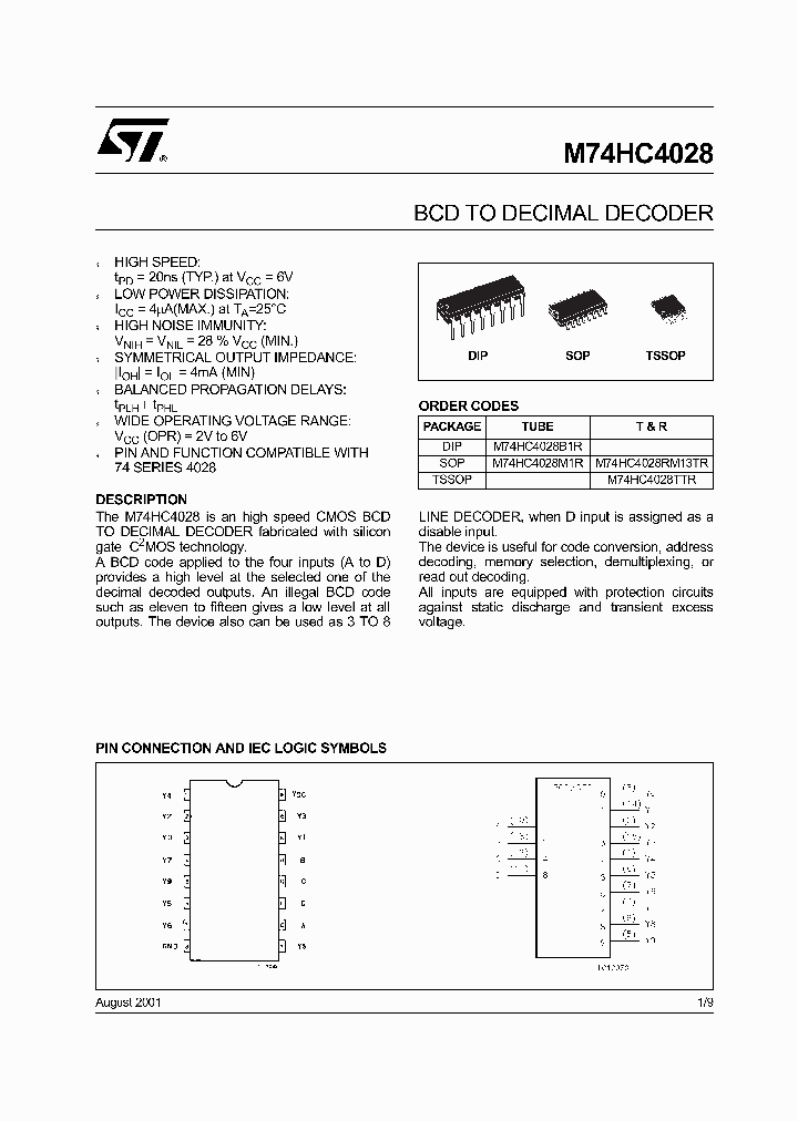 M74HC4028B1R_4360478.PDF Datasheet