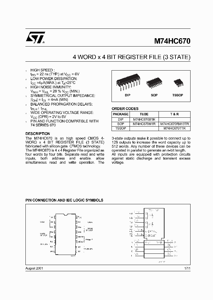 M74HC670RM13TR_4792446.PDF Datasheet