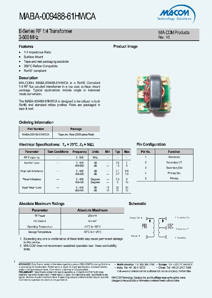 MABA-009488-61HWCA_4547255.PDF Datasheet