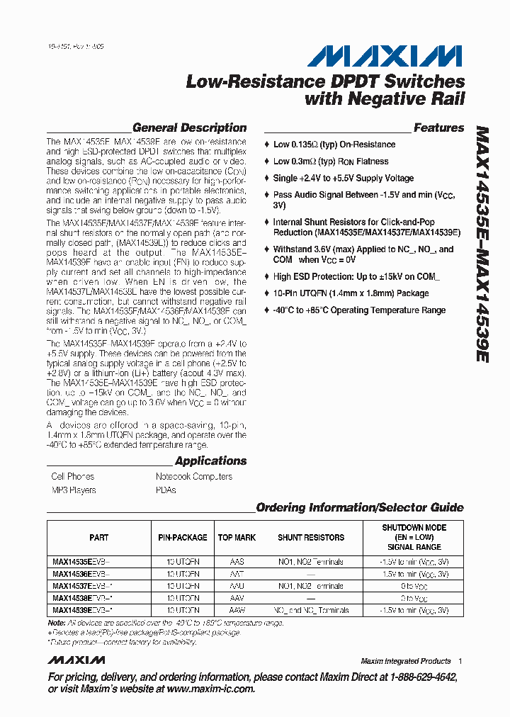 MAX14535EEVB_4629741.PDF Datasheet