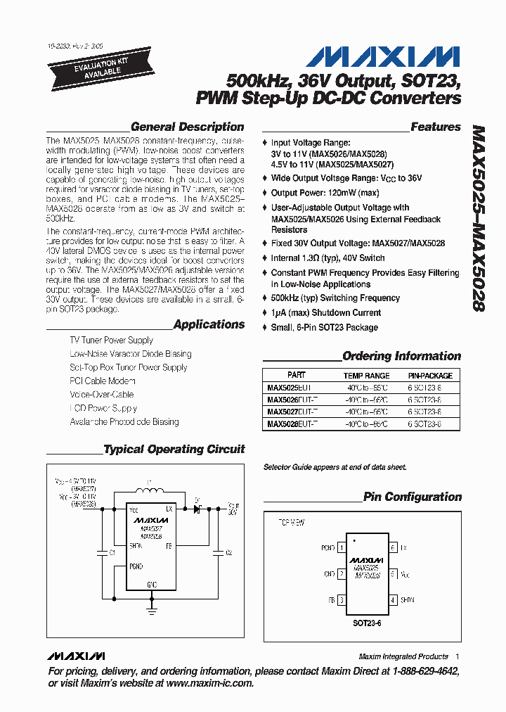 MAX502509_4659568.PDF Datasheet