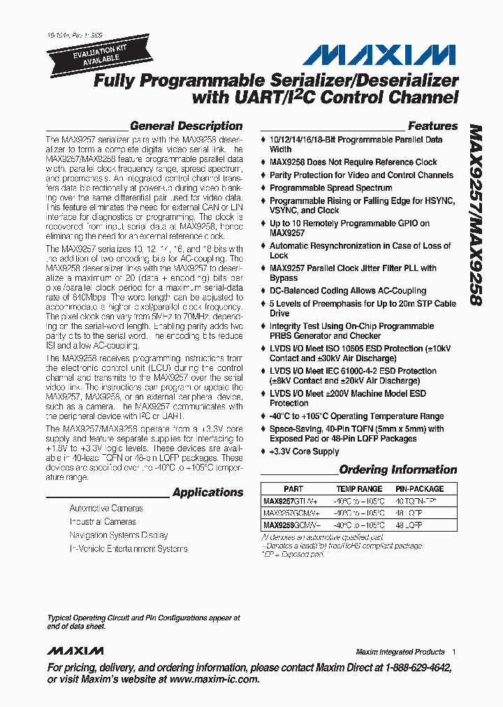 MAX9257GTLV_4467931.PDF Datasheet