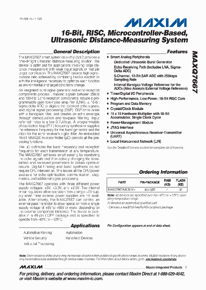 MAXQ7667_4467814.PDF Datasheet