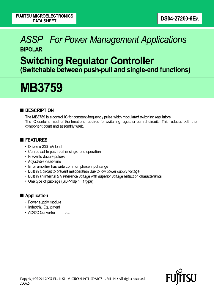 MB3759_4769080.PDF Datasheet
