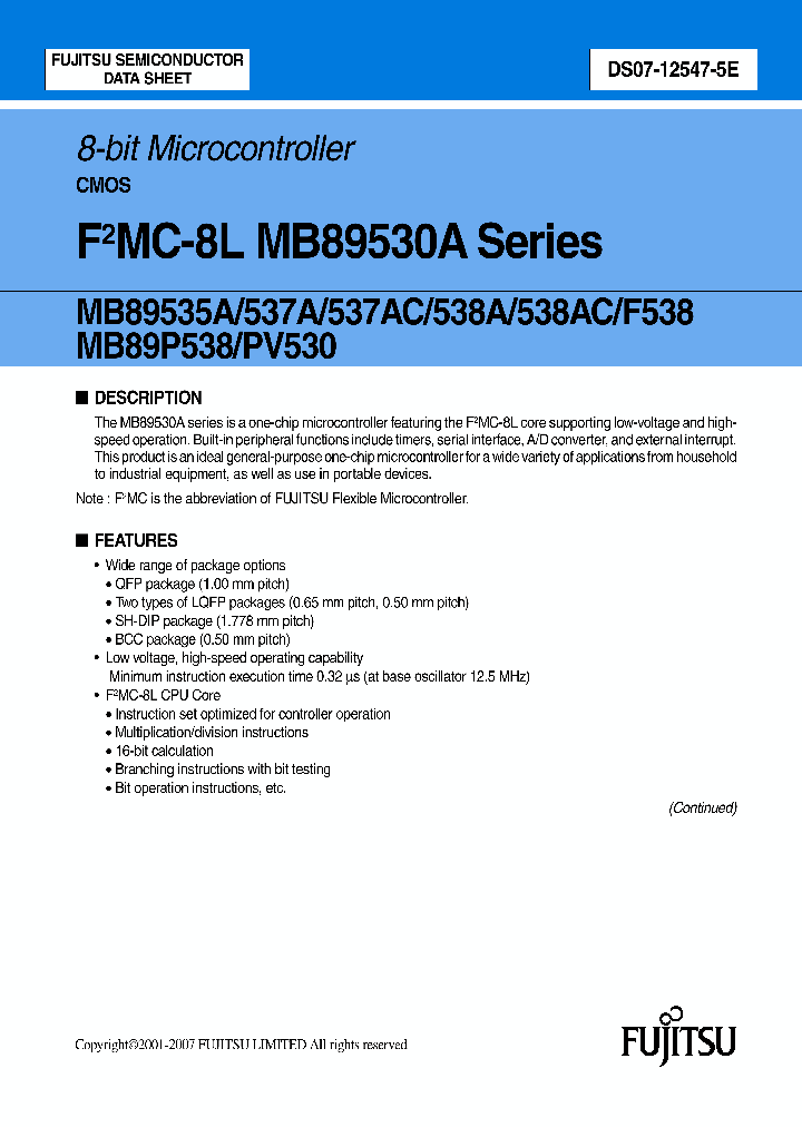 MB89530A_4507093.PDF Datasheet