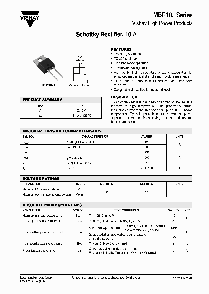 MBR1045_4249857.PDF Datasheet