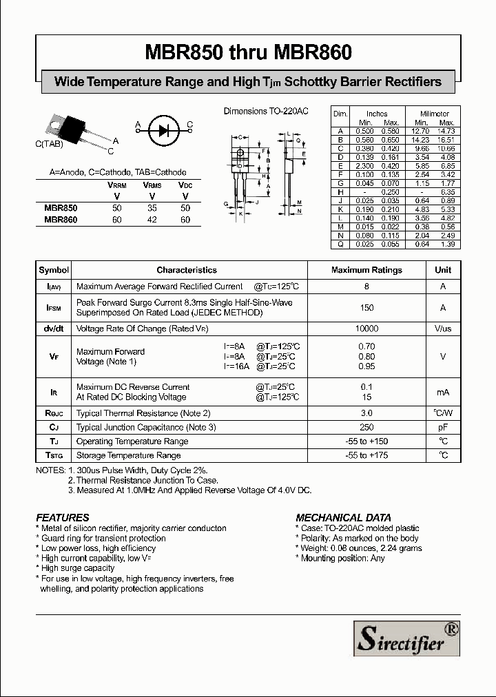MBR850_4322991.PDF Datasheet