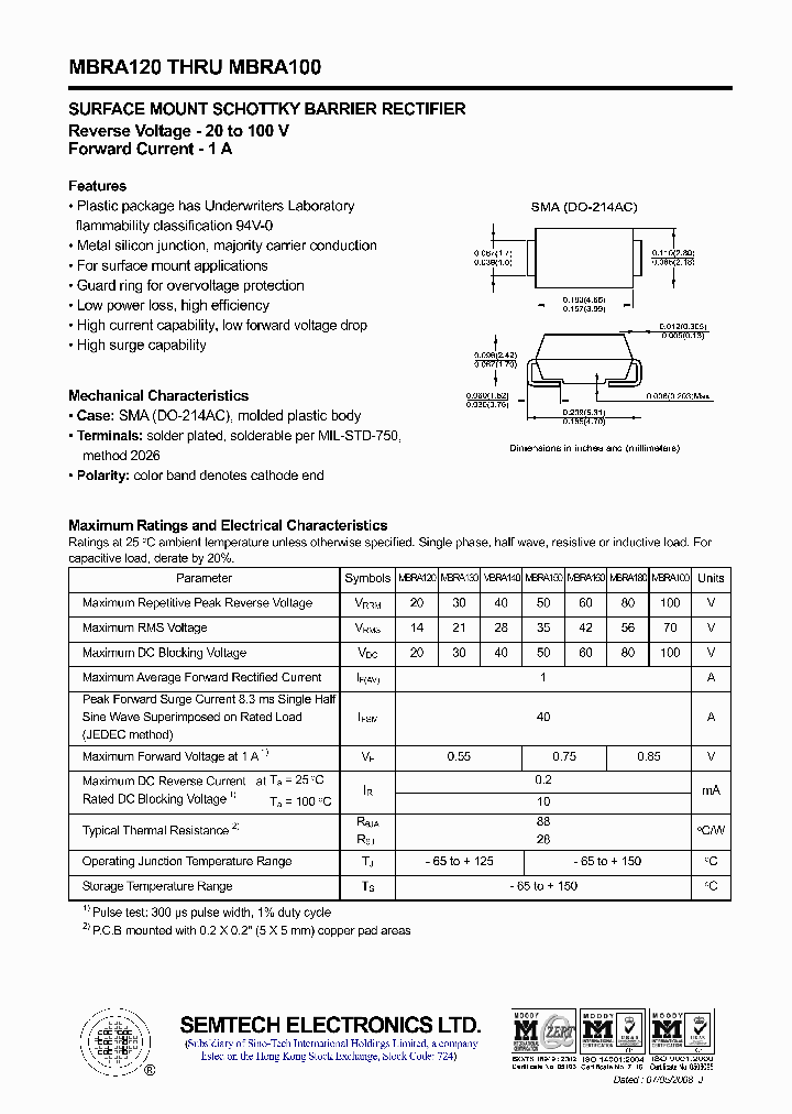 MBRA100_4520980.PDF Datasheet