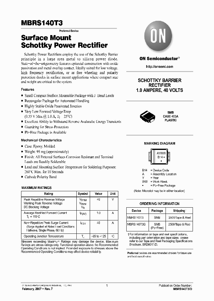 MBRS140T3_4731583.PDF Datasheet