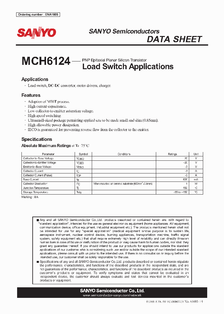 MCH6124_4788999.PDF Datasheet