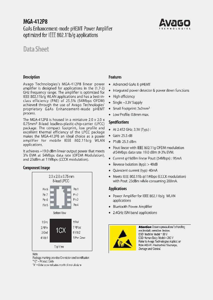 MGA-412P8_4168231.PDF Datasheet