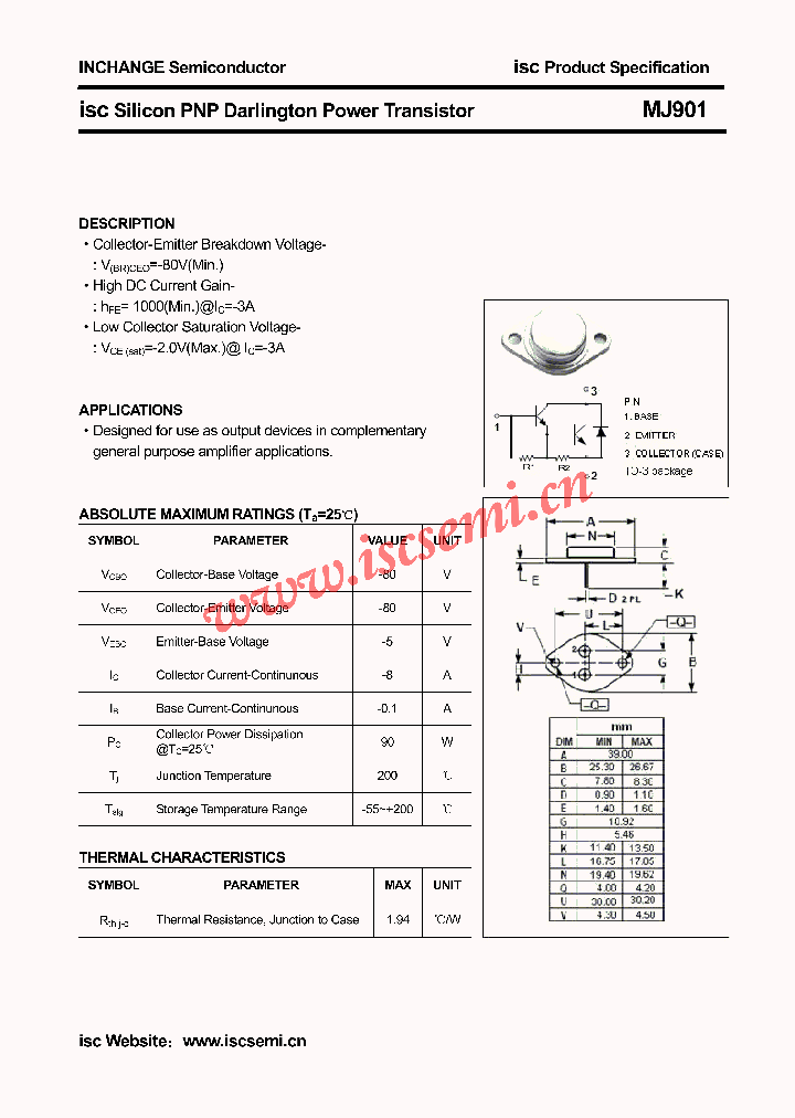 MJ901_4464255.PDF Datasheet